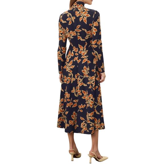 Tanya Taylor Floral Thea Dress in Blue, Size S - Picture 3 of 7